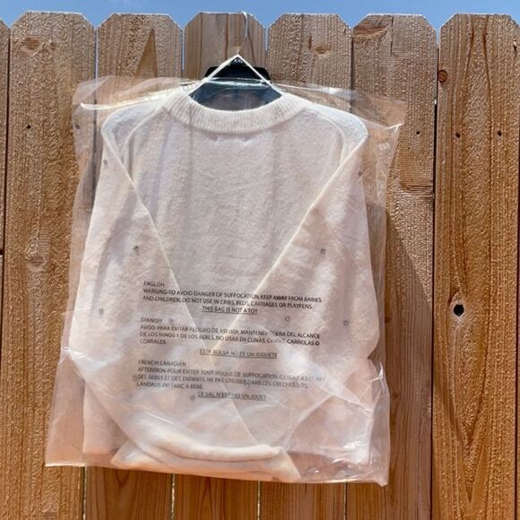 🔥Take 50% OFF-C&V Chelsea &Violet Rhinestone Encrusted Cropped Sweater,Size-XXL - Picture 9 of 11